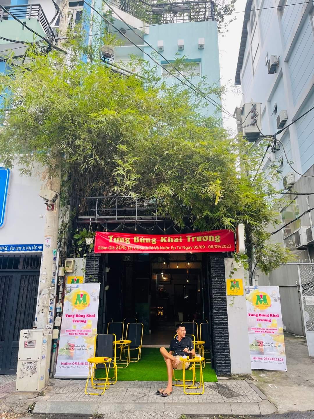 Sang quán cafe Mặt Tiền ĐườngThạch Thị Thanh Phường Tân Đinh Quận 1.